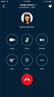 skype for business iphone screenshot 4