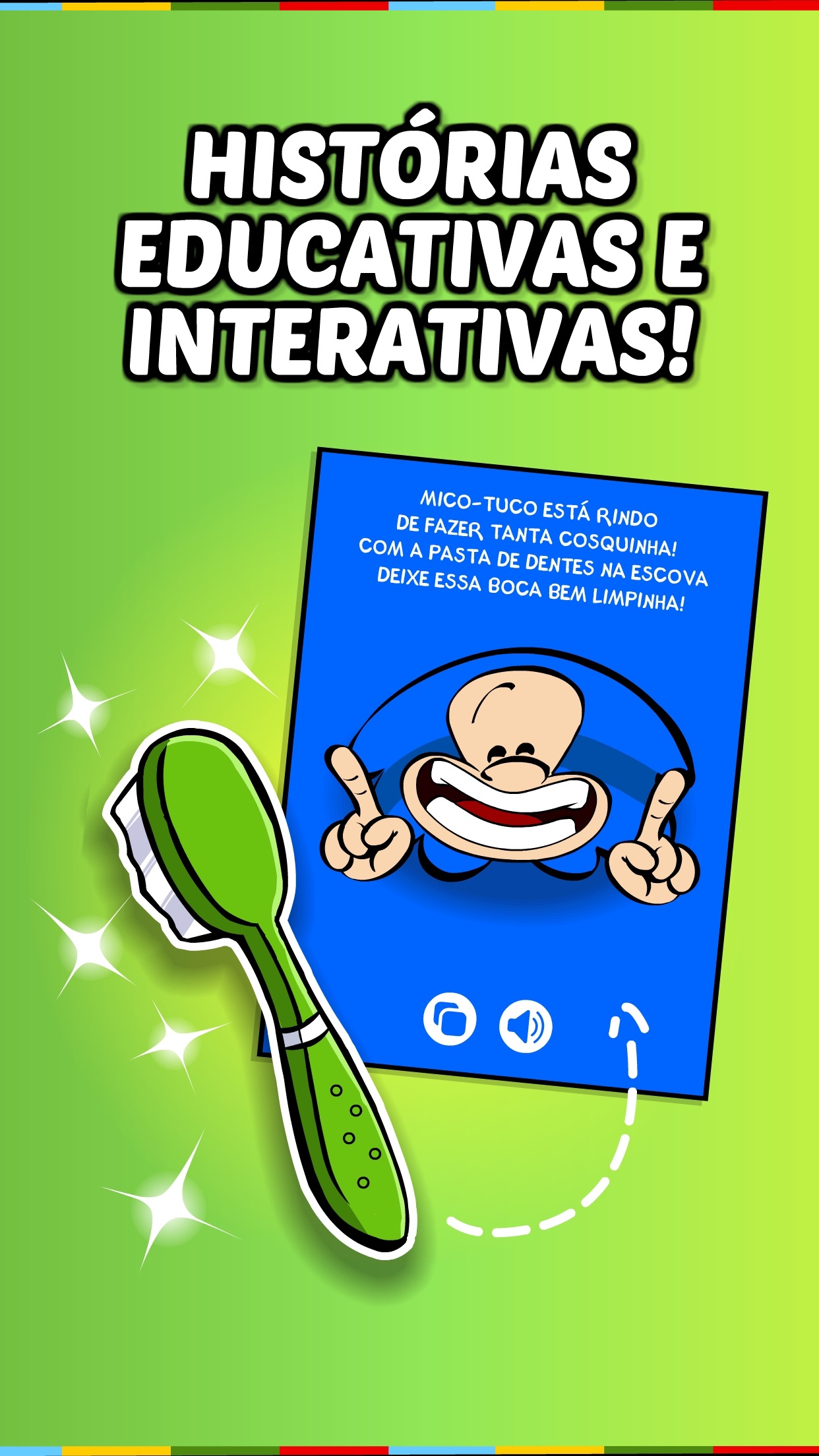 Screenshot do app Livros Infantis do Jacarelvis