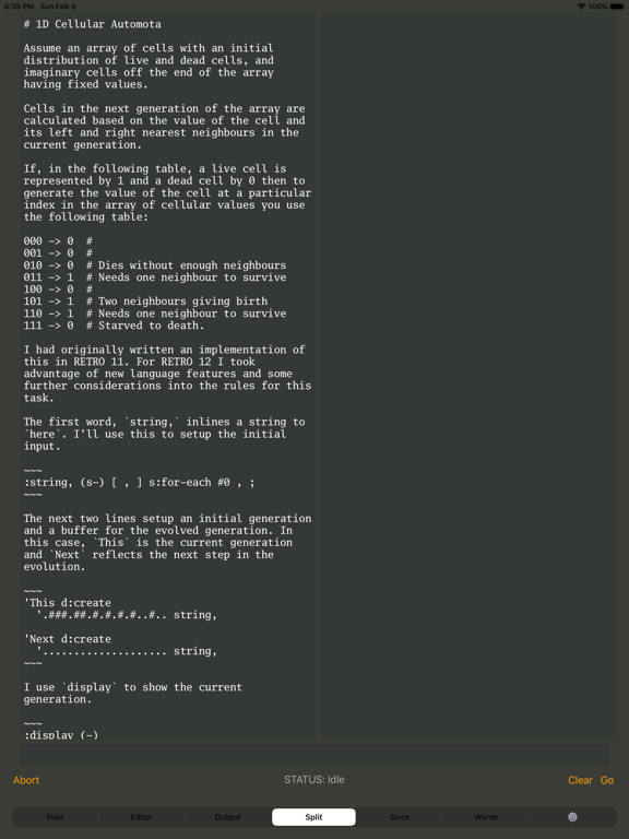 Screenshot #6 pour RETRO FORTH