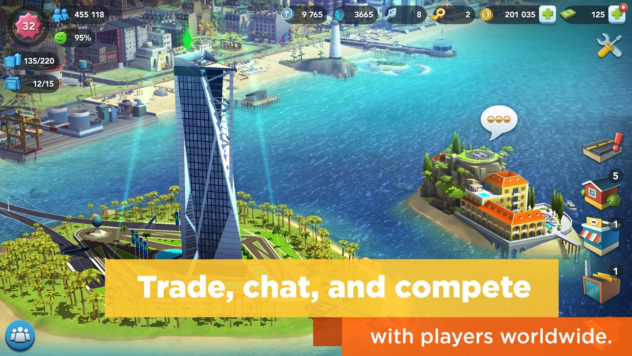 SimCity BuildIt iOS Mod IPA screenshot 3 - iOS game interface