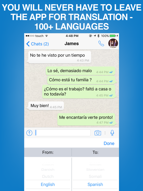 Screenshot #6 pour Keebo - Chat Translator Live