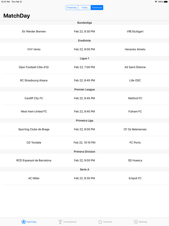 Screenshot #4 pour Goals - LiveScore Fixtures