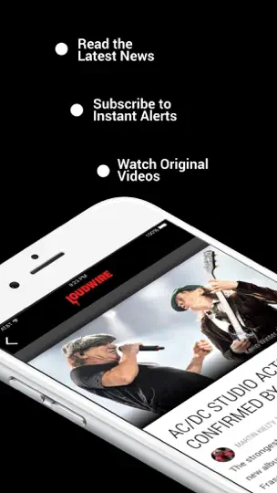Captura de pantalla de Loudwire en iPhone 1