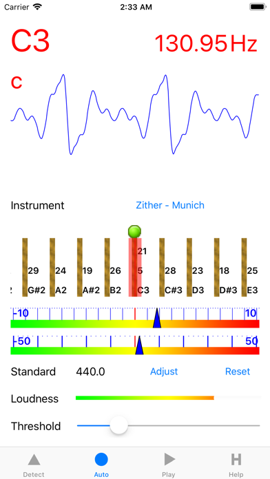 Zither Tuner Screenshot