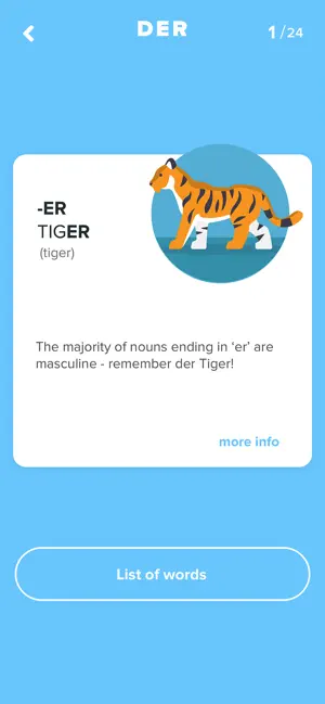 Screenshot 3 Der Die Das - German Grammar iphone