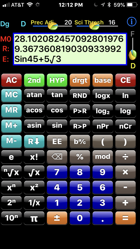 #1. Scientific Calculator DES-38D (iOS) 由: Dohmann Engineering Services
