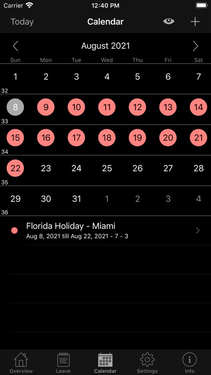 Annual Leave screenshot-8