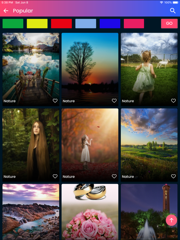 MY HDWallpaper iPad screenshot 5 - Photo & Video app