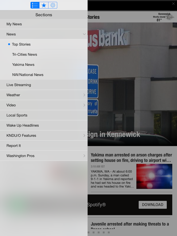 NBC Right Now Local News iPad screenshot 5 - News app