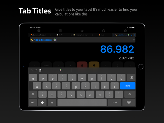 Objective Calculator iPad screenshot 5 - Utilities app