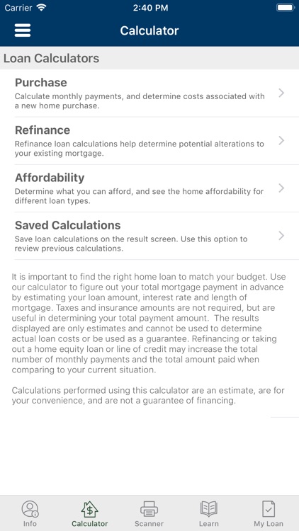 My MVB Mortgage