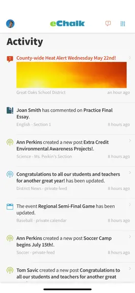 Game screenshot eChalk Notify mod apk