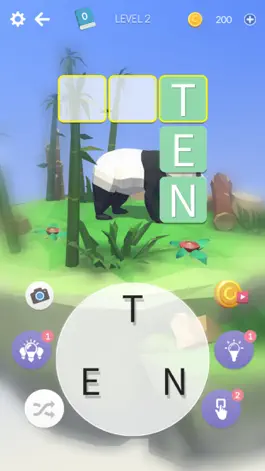 The game Word Land 3D Game screenshot Word Land 3D apk