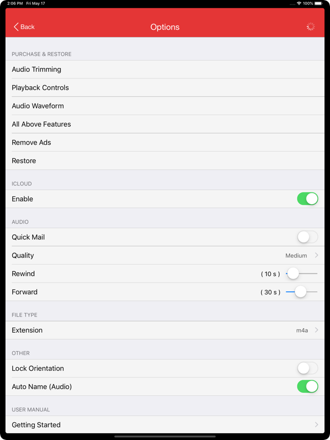 ‎Recorder Pro: Audio Manager Screenshot