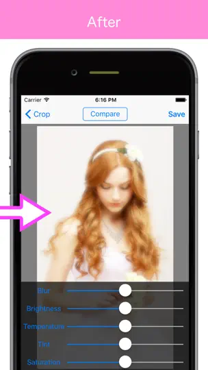 Capture d'écran de Soft Focus Pro 〜beauty Selfie sur iPhone 4