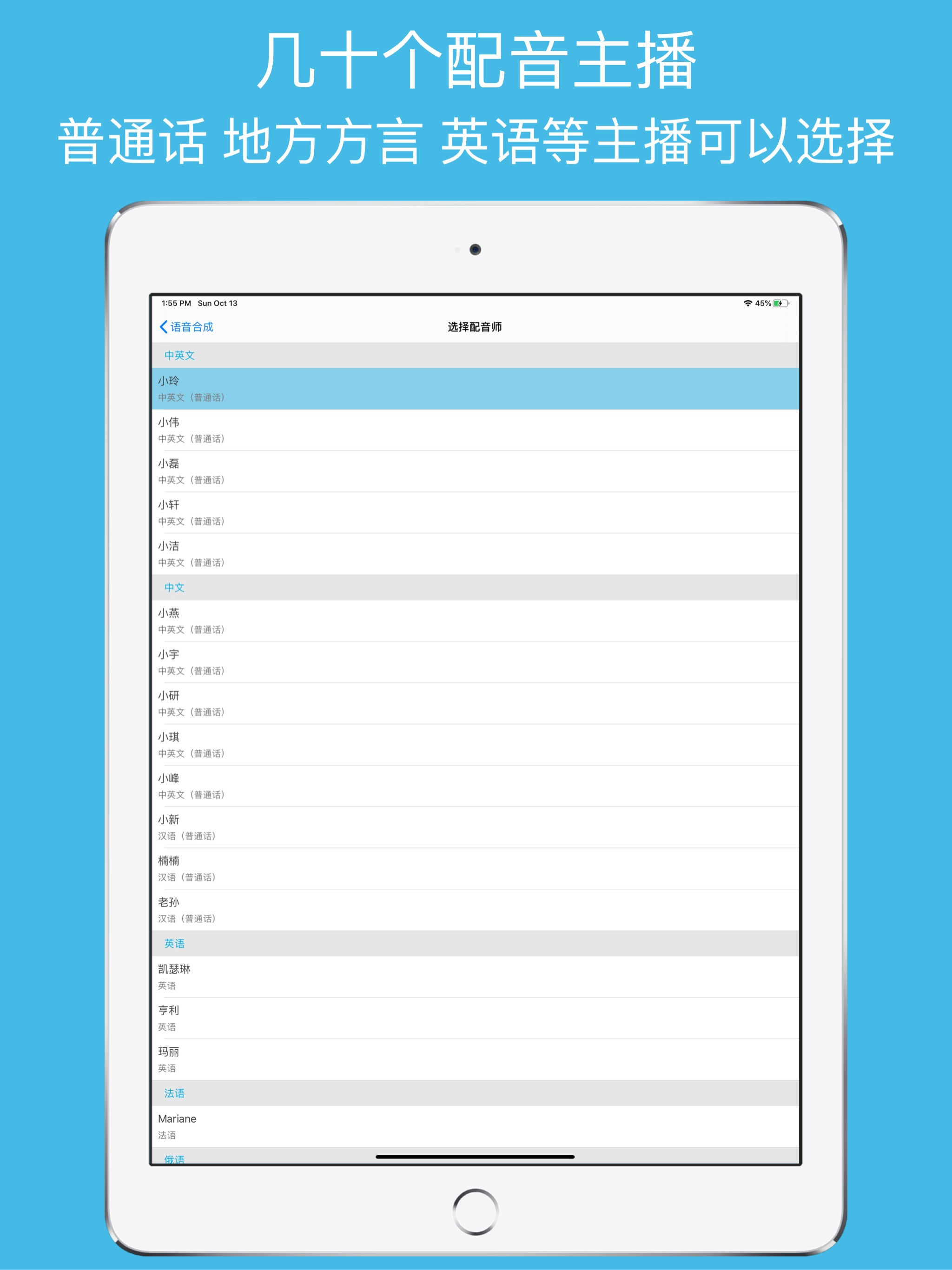 Speech synthesis assistant screenshot 7