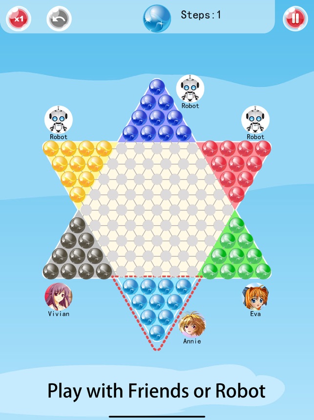 Chinese Checkers-A.I. Enhanced su App Store