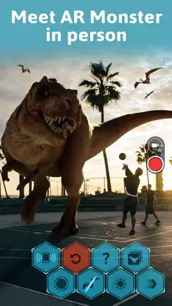 Monster Park - AR Dino World iPhone image 1
