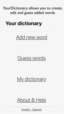 Game screenshot YourDictionary mod apk