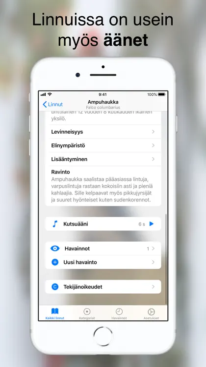 Captura 3 de 4 de Suomen linnut