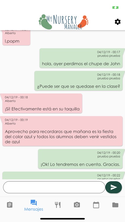 Agenda Digital Infantil para Escuelas y Guarderías - App