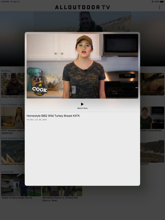 ALLOUTDOOR TV iPad screenshot 5 - Sports app