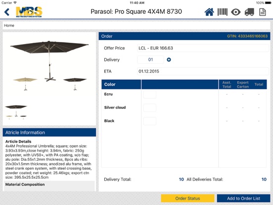 Screenshot #5 pour METRO Sourcing Catalog