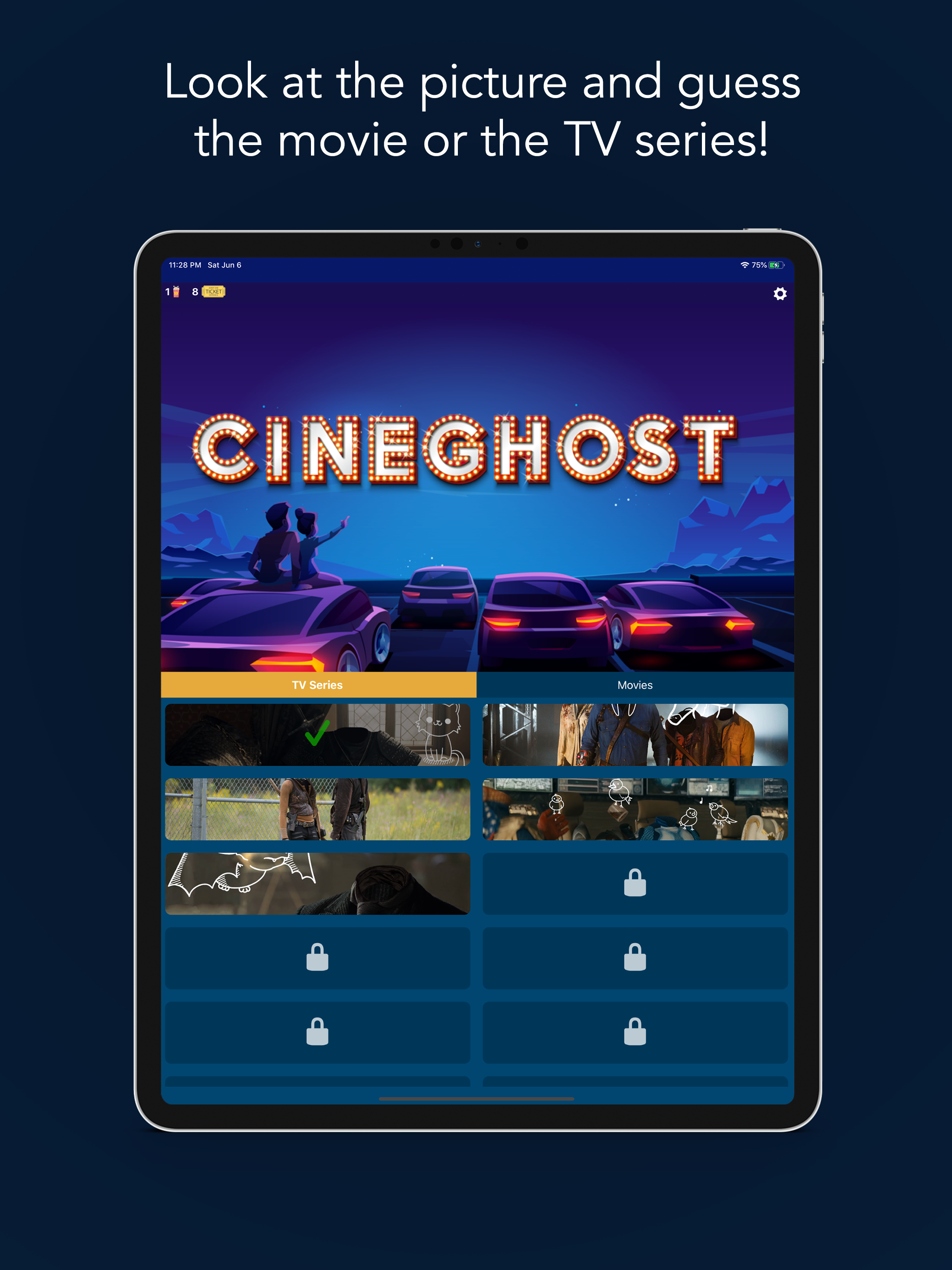CineGhost Movie Picture Trivia