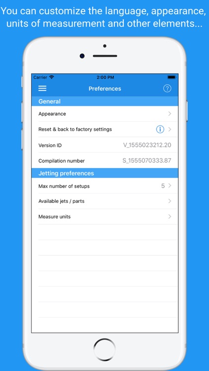 Jetting for DellOrto VHSH PRO screenshot-7