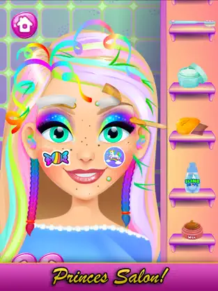 Capture 5 Rainbow Princess Hair Salon iphone