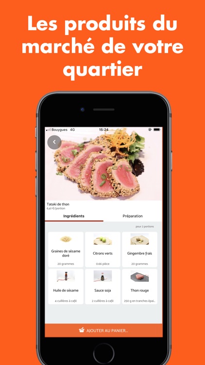 hoplabon - Recettes et courses