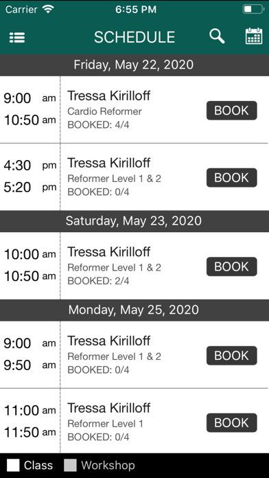 LifeBalance Pilates Screenshot