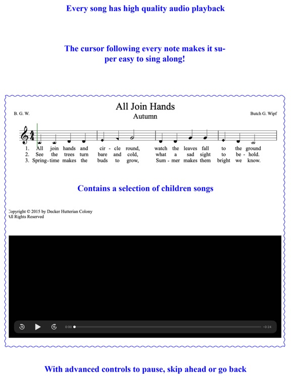 Screenshot #5 pour HutteriteHymns