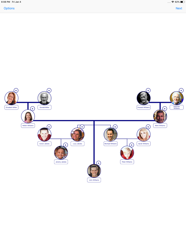 Snímek obrazovky Family Tree Photo