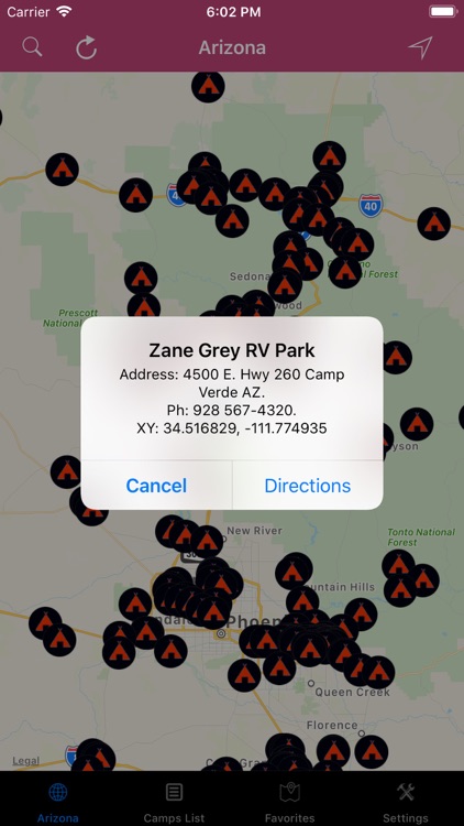 Arizona – Campgrounds & RV's screenshot-3