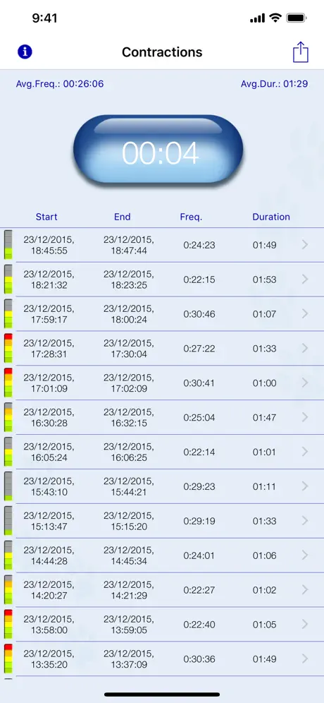 My Contraction Tracker