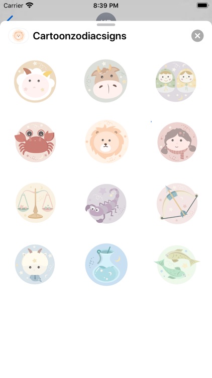 Cartoon zodiac signs screenshot-3
