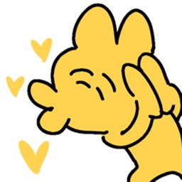 Happy little yellow Sticker