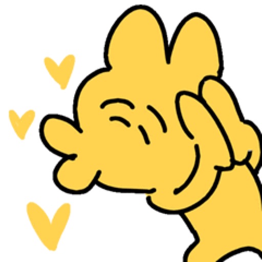 Happy little yellow Sticker