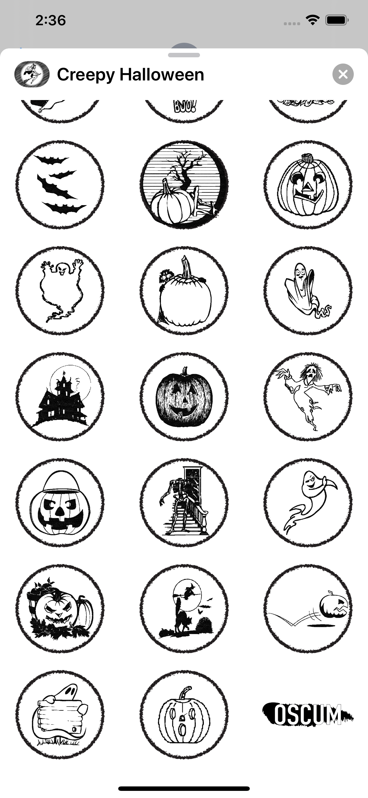 Creepy Halloween - Stickers screenshot 4