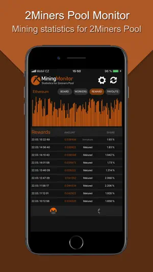 Monitor for 2Miners Pool screenshot 3
