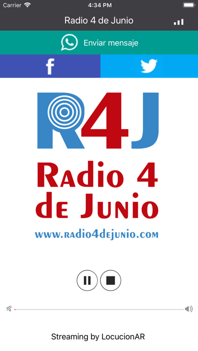 Screenshot #1 pour Radio 4 de Junio