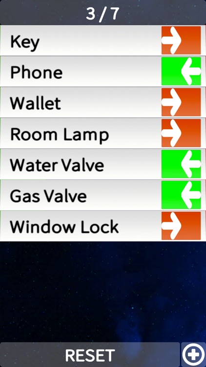 Going Out Check-List