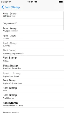Game screenshot Font Stamp hack