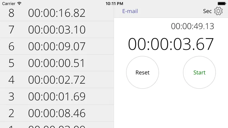 Stoppuhr HM screenshot 2 of 2