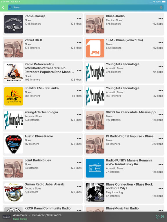 Pocket Radio - Live Streaming iPad screenshot 5 - Music app