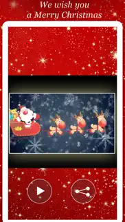 merry christmas greeting video iphone screenshot 4