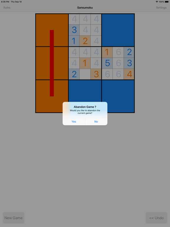 Sansumoku iPad screenshot 7 - Games app