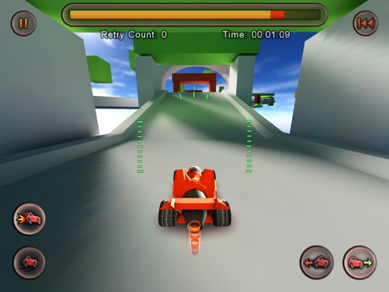 Jet Car Stunts Lite iPad app afbeelding 3