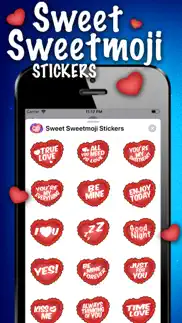 sweet sweetmoji stickers iphone screenshot 3